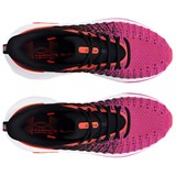 Under Armour Cushioned Slip Resistant Abrasion Resistant Low Top Running Shoes Men's Black Purple 3027189-004