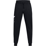 Under Armour ProjectRock FW24 Rival Fleece Casual Pants Men's Black/White 1386876-001