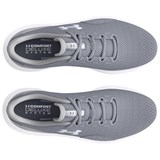 Under Armour Slip-Resistant Low-Top Running Shoes Men's Gray White 3027000-101