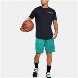 Under Armour Wordmark Basketball Shorts Men Green 1350993-454