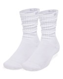 UA Sportstyle Cotton ScrunchUnisex 2-Pack Crew Socks 1390129-100