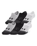 UA Performance Tech Ultra LowUnisex 3-Pack Tab Socks 1379502-011