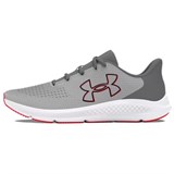 Under Armour Charged Pursuit 3 Slip Resistant Low Top Running Shoes Men's Gray 3026518-109