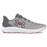 Under Armour Charged Pursuit 3 Slip Resistant Low Top Running Shoes Men's Gray 3026518-109