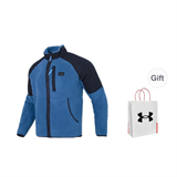 Under Armour Jackets Coats Men's Blue And Black Shopping Bag Included pz-9040485604937959296