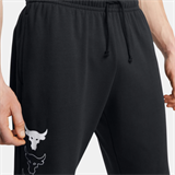 Under Armour ProjectRock FW24 Rival Fleece Casual Pants Men's Black/White 1386876-001
