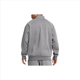 Under Armour UA Rival Sweatshirt Men's Gray Comes With Necklace pz--52333715670587402
