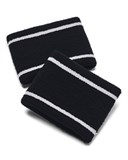 UA Striped Performance TerryUnisex 2-Pack Wristbands 1373119-001