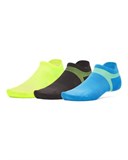 UA ArmourDry® Run LiteUnisex 3-Pack No Show Tab Socks 1386237-402