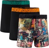 Under Armour Трусы (3 шт) UA PERFORMANCE TECH MESH - GRAPHIC 6" 3PK 6011483-002-lst